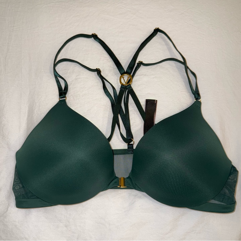 Victoria's Secret Emerald Uplift Plunge Bra